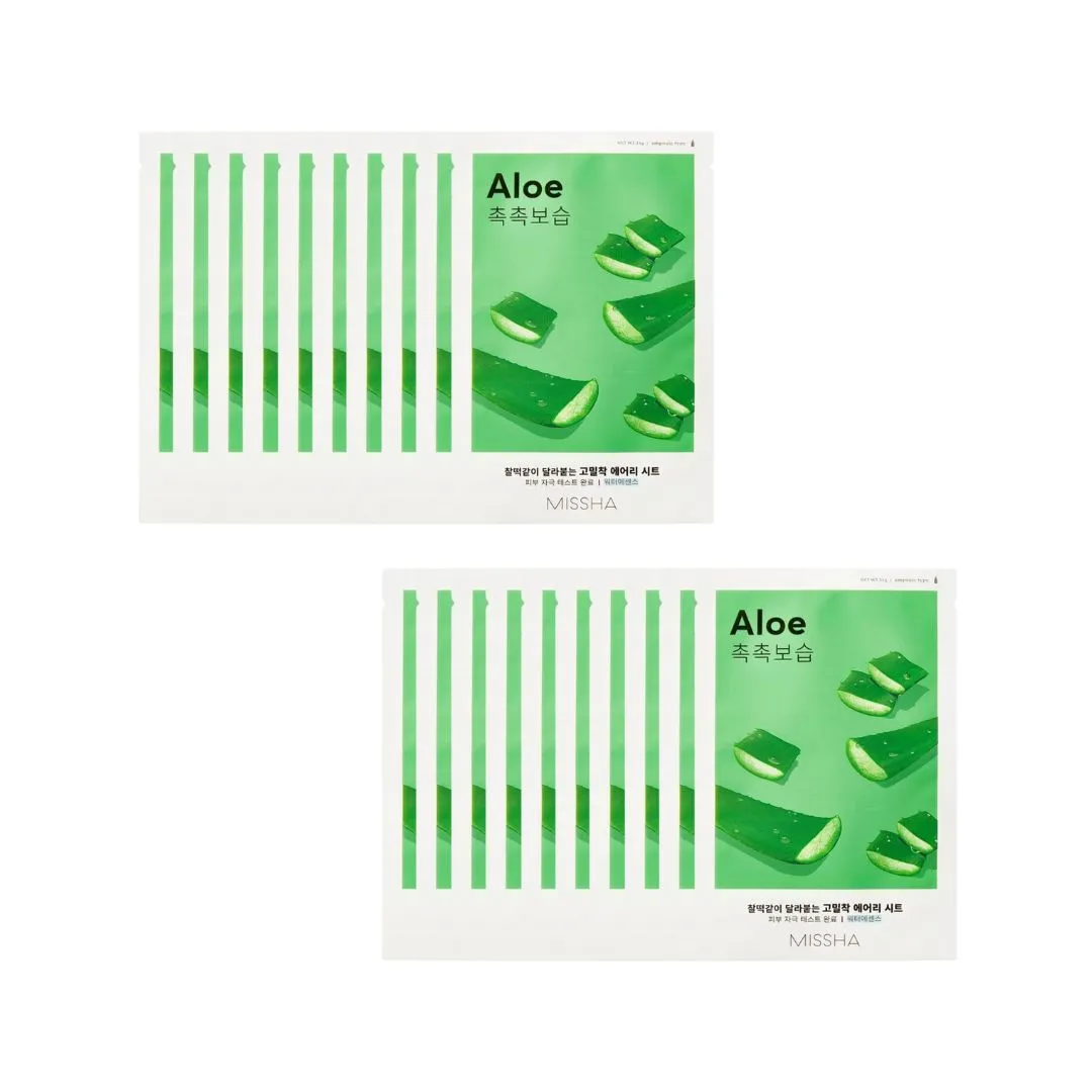 Airy Fit Sheet Mask [Aloe] 20pcs