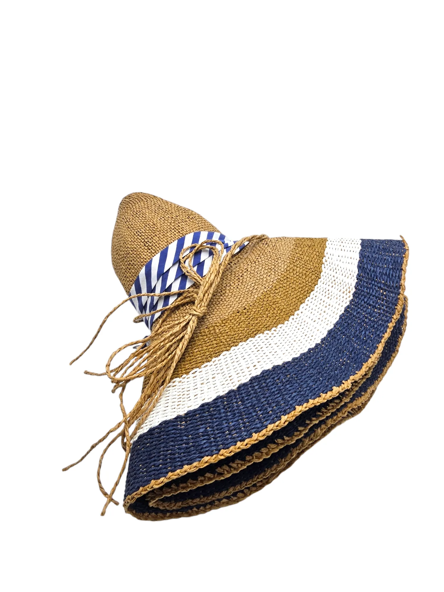 Beach Sun Hat Vacation Foldable Hat Resortwear (Viento)