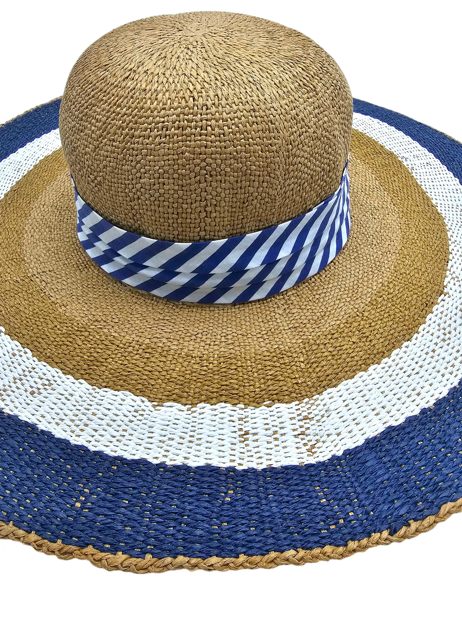 Beach Sun Hat Vacation Foldable Hat Resortwear (Viento)