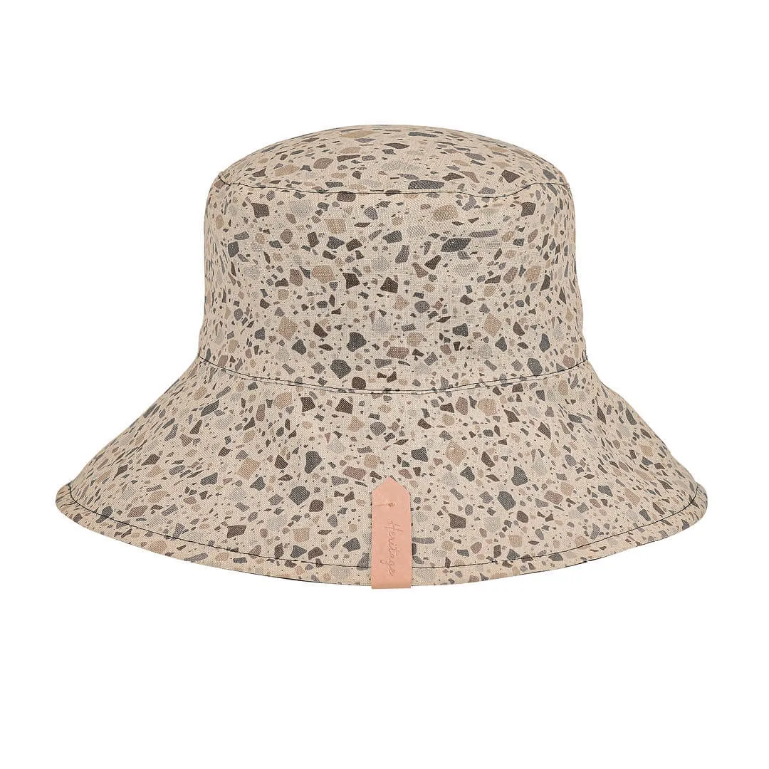 Bedhead Vacationer Reversible Ladies Sun Hat - Terrazzo