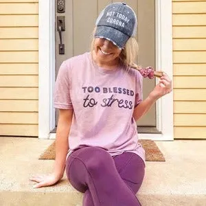 Blessed T-shirts Blessed hot mess Too blessed to stress