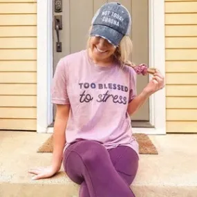 Blessed T-shirts Blessed hot mess Too blessed to stress