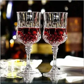 CRYSTAL RAJWADI WINE GLASSES 230ML - PACK OF 2