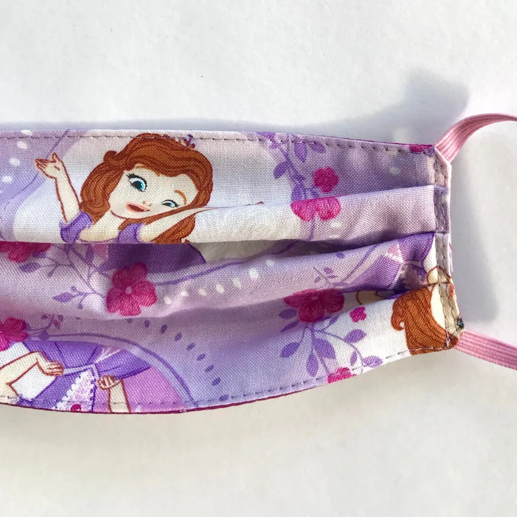 Cute Girls Cotton Face Mask Sofia The First