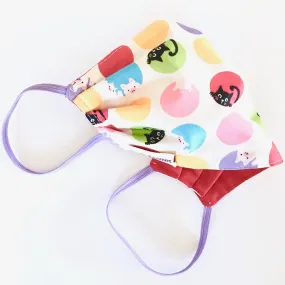 Cute Kids Surgical-Style Face Mask Dotty Animals