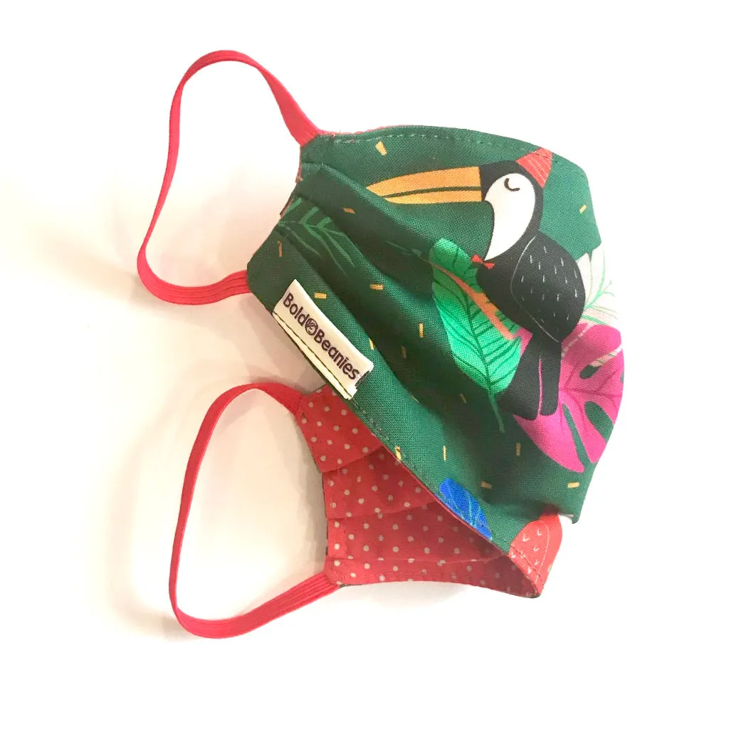 Eco Cotton Surgical Face Mask Birthday Birds Gift