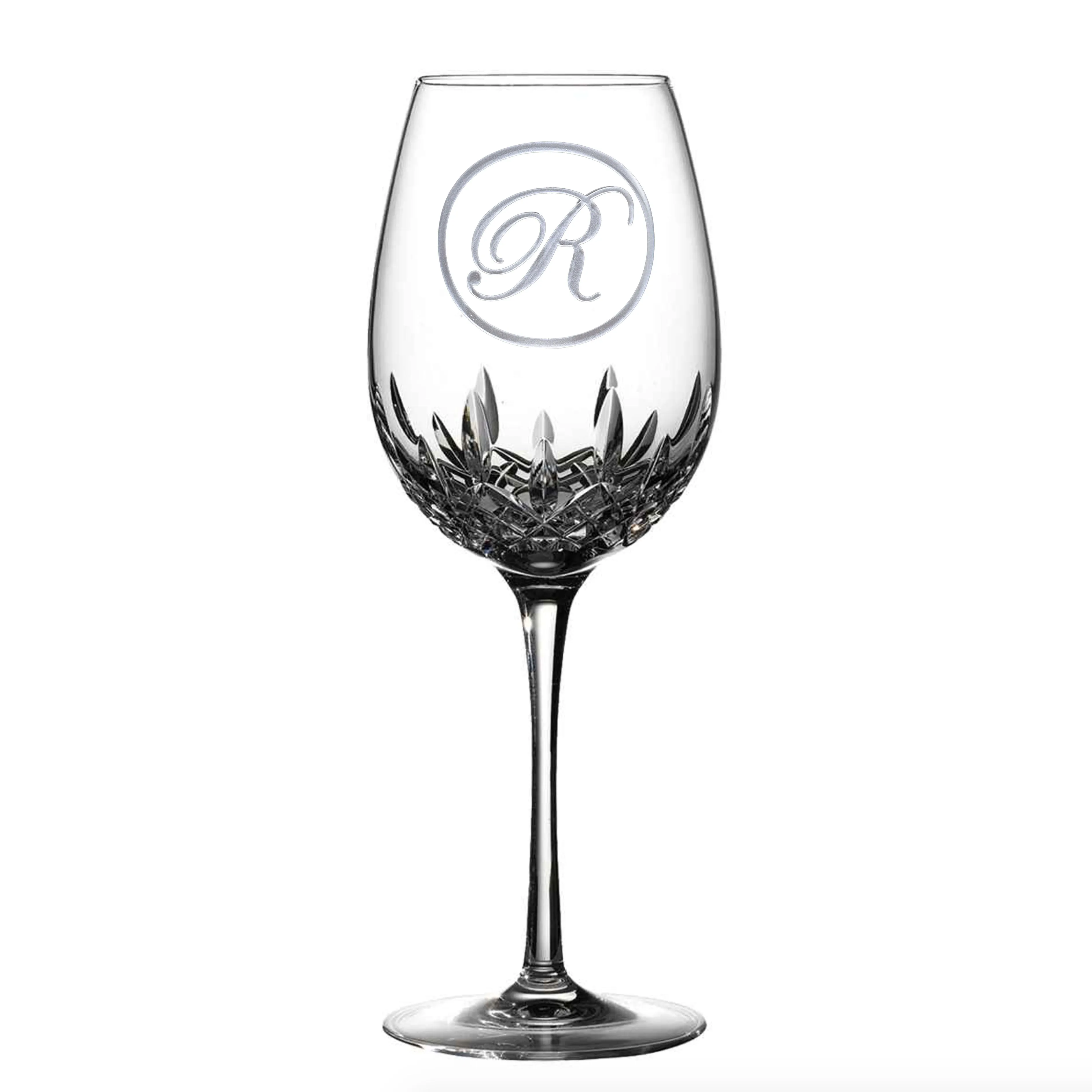 Engraved Waterford Wine Glass