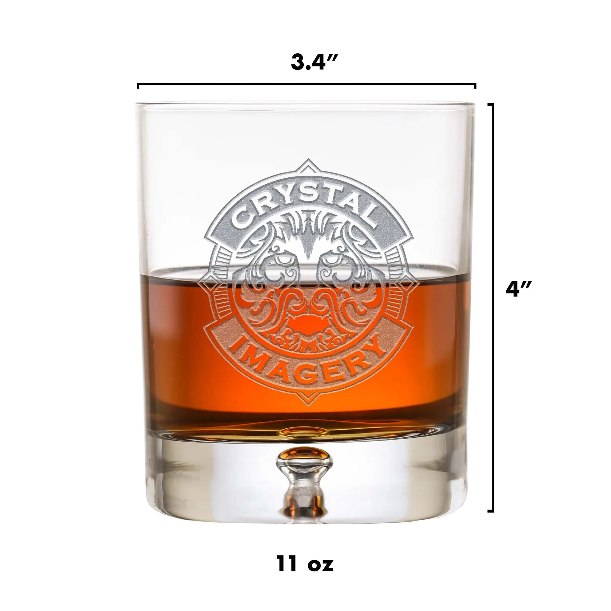 Engraved Whiskey Scotch Glass for Groomsmen