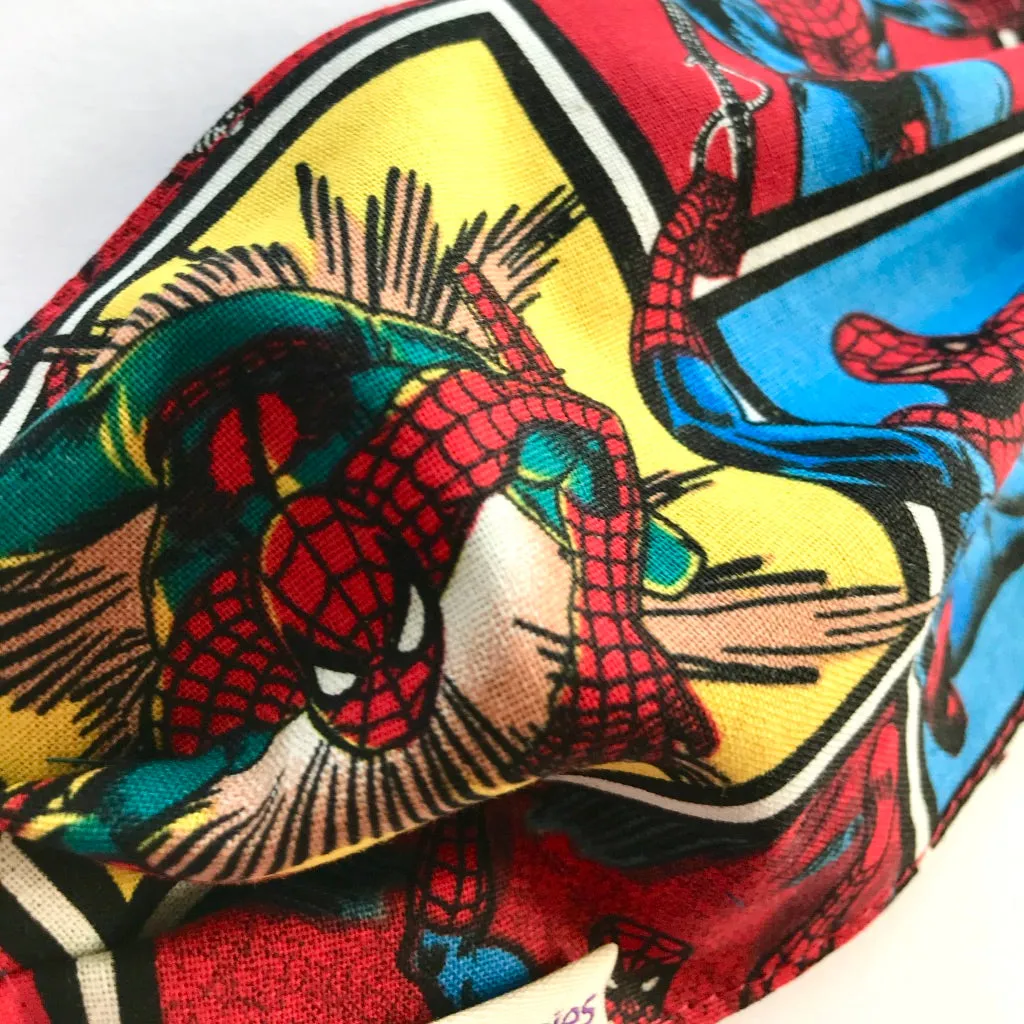 Kids Washable Fabric Face Mask Spiderman