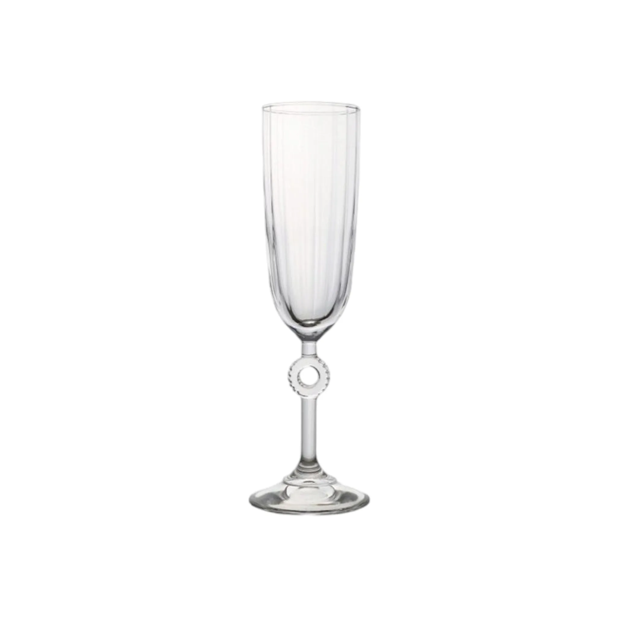 Pasabahce Amore Flute Glass Tumbler 150ml Champagne 2pc