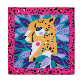 Pete Cromer The Choosy Cheetah Square Scarf by Erstwilder