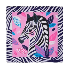 Pete Cromer The Zealous Zebra Square Scarf by Erstwilder