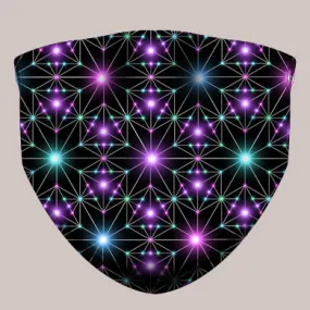 Psychedelic Face/Dust Mask (UV/RGB, Eco-Friendly) | STAR MAP