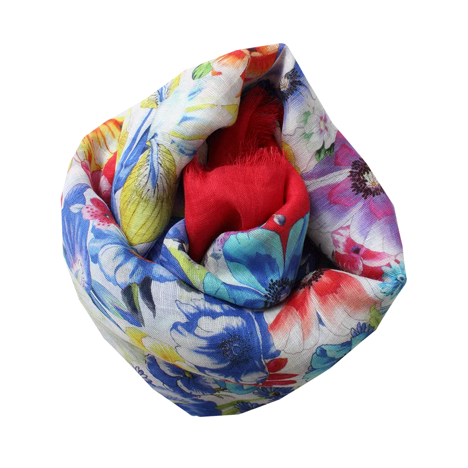 Rieti Flower Scarf