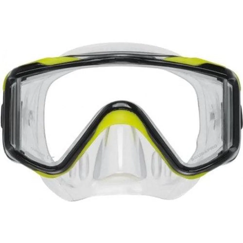 Scubapro Crystal Vu Plus Single Lens Scuba Diving Mask w/o Purge