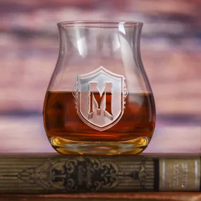 Shield Monogram Canadian Whiskey Glass