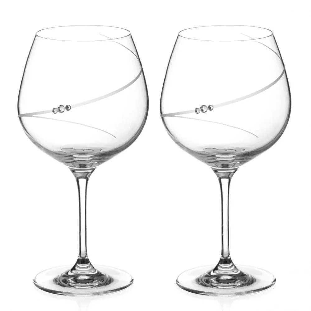 Silhouette Gin Glasses – Set of 2 in a Premium Gift Box - Made in United Kingdom