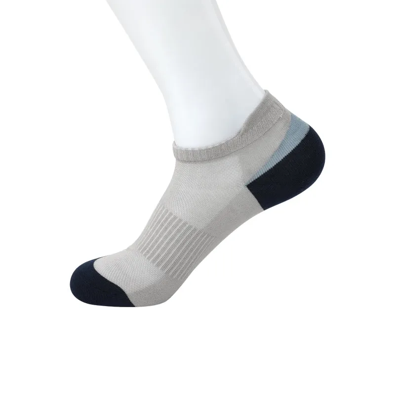 Sports Mens Bamboo Short Ankle Athletic Socks-4 pairs