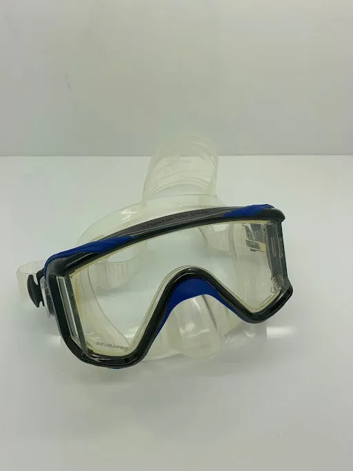 Used Scubapro Crystal Vu Plus Dive Mask W/O Purge