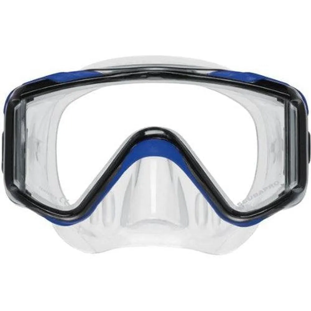 Used Scubapro Crystal Vu Plus Dive Mask W/O Purge